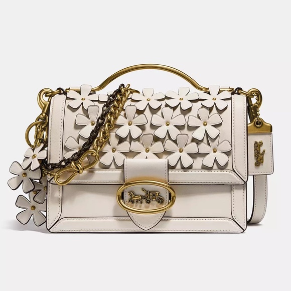 Riley Top Handle 22 With Floral Applique - NWT - Picture 9 of 16